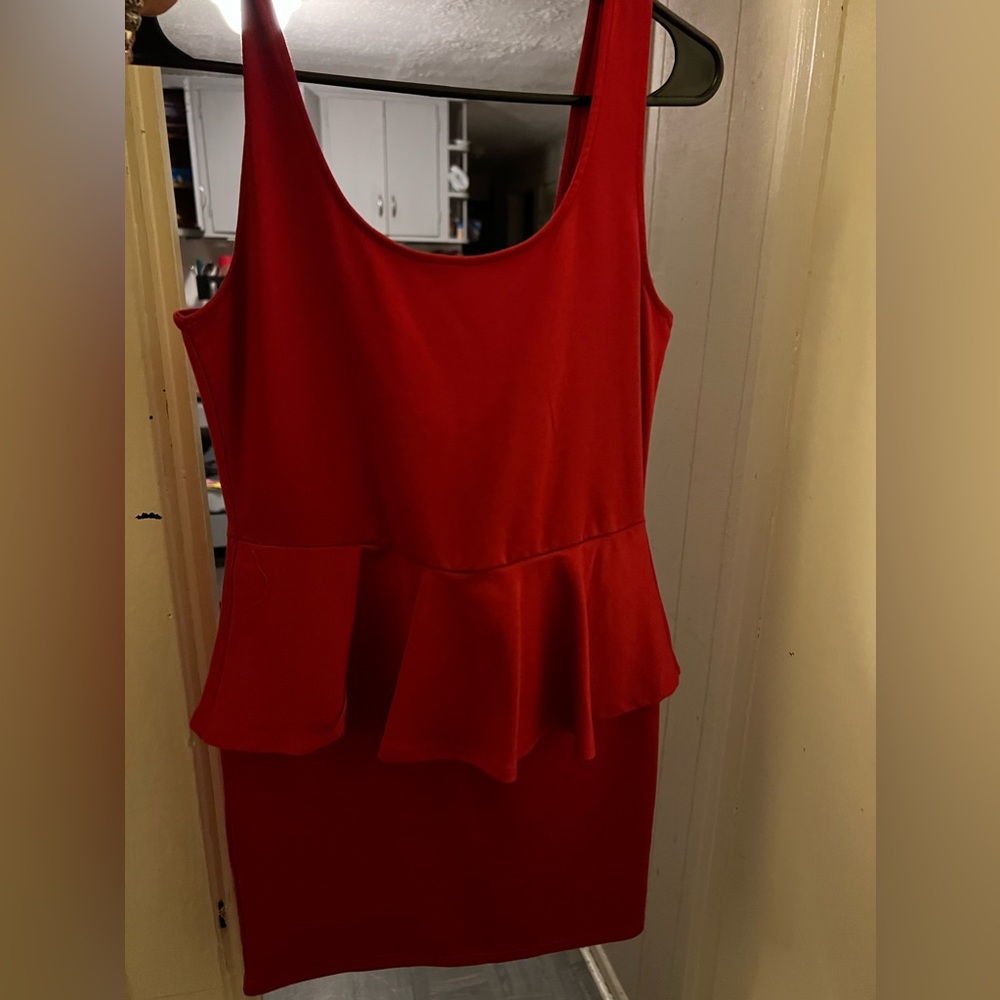 Red dress